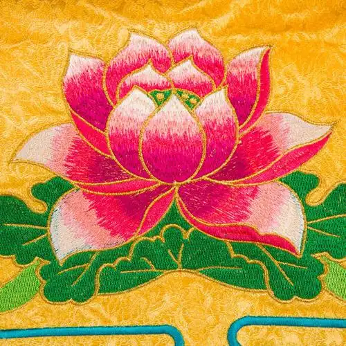 5m 高88cm 佛教用品 佛光普照大莲花桌围