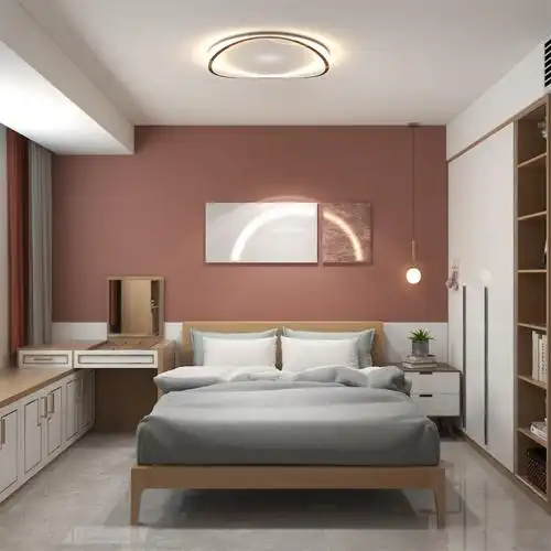 徐汇区长桥四村 41号50现代简约一室一厅卧室装修效果图