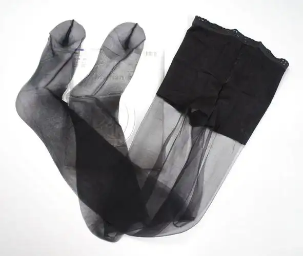 合集特价!纯丝有形弹性透趾玻璃丝连裤袜 平纹 脚尖透明 有加大码