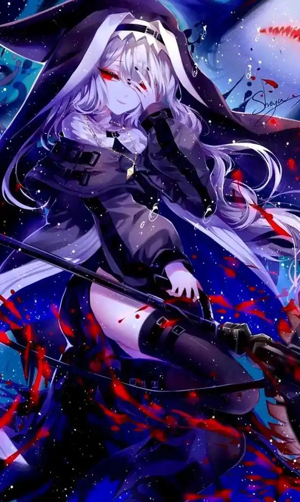 最美的动漫二次元黑暗少女,看了不想睡觉