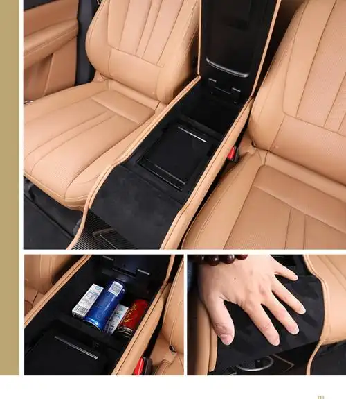 2021款理想one改装后排扶手箱车载冰箱折叠小桌板座椅汽车用品全部二