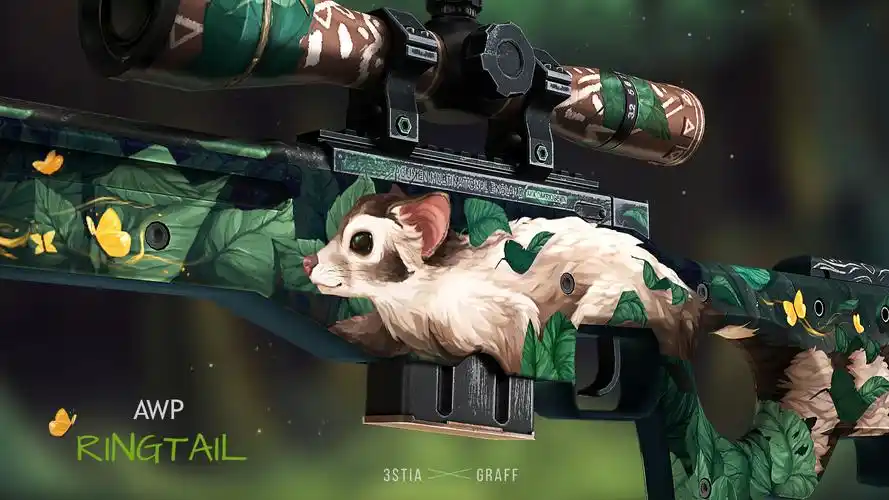 csgo皮肤鉴赏awp树蝰