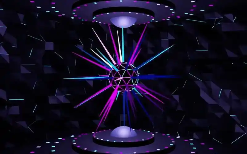 y1006 我会等 歌曲配乐 酷炫紫色灯管穿梭动感节奏爵士舞现代电音街舞