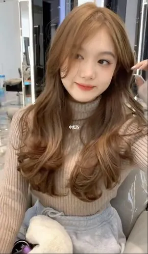 今日发色不用漂发色亚麻色奶茶棕色显白发色_发色_亚麻色_显白_染发