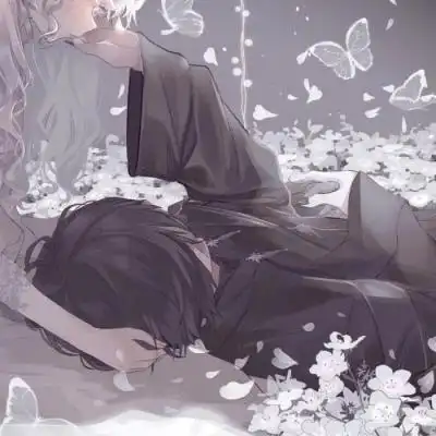 高清一半男一半女的二次元图片头像