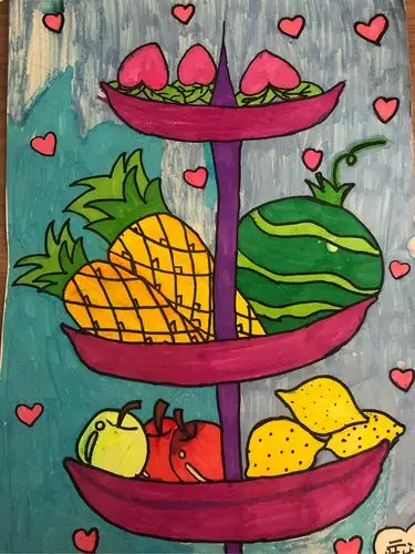 "最美童画"——御碑楼小学一二年级优秀美术作品期末展示