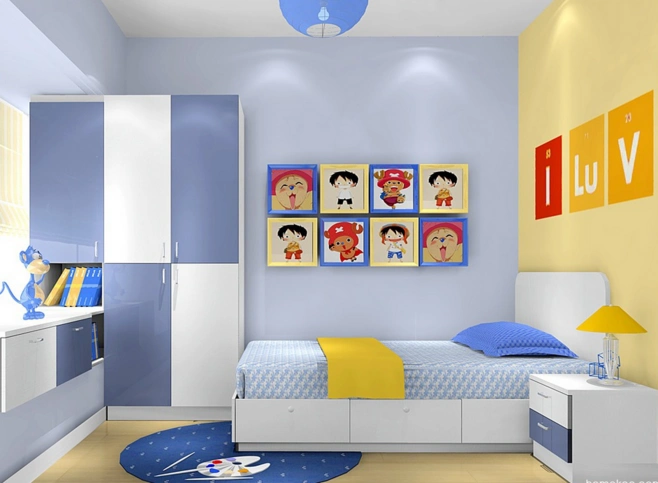 家居/家装 卧室设计,男儿童房