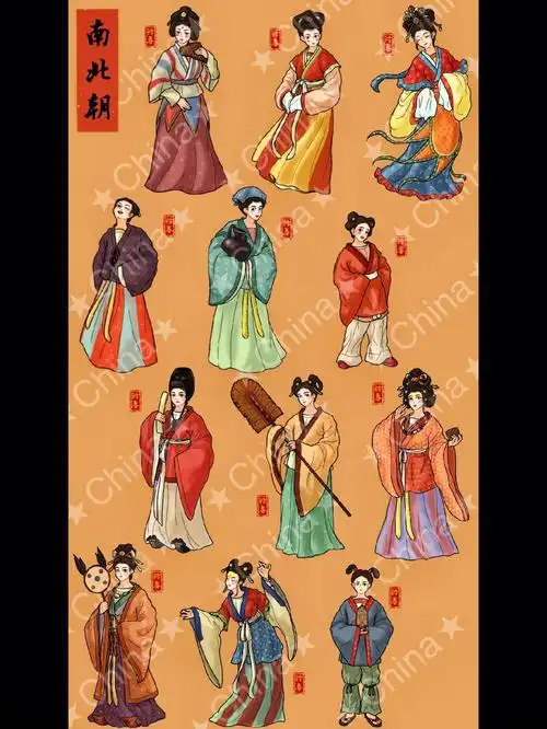 中国古代女子装束图鉴北朝篇①