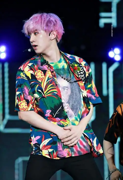 朴灿烈发色不完全合集