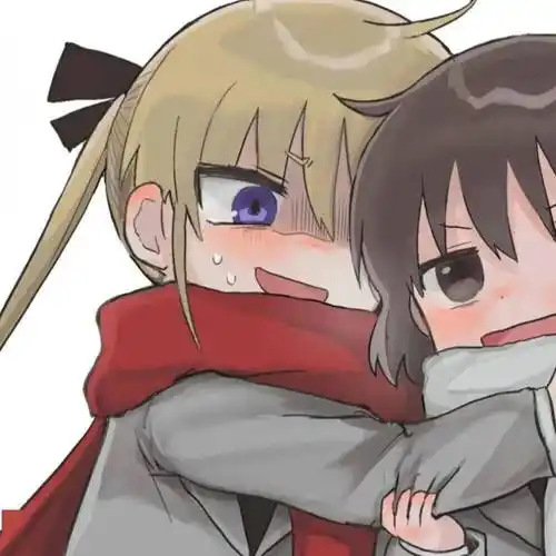 闺蜜动漫头像一天很短开心了就笑不开心就过一会儿再笑