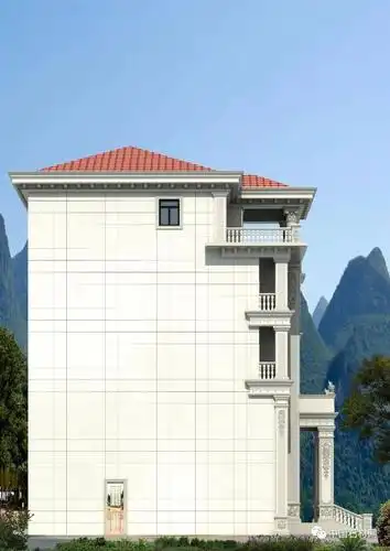 最新石材别墅外墙效果图收藏起来慢慢看