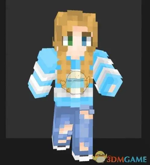 我的世界大毛衣可爱少女皮肤mod