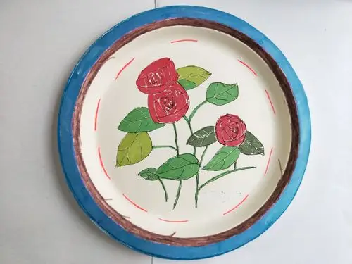 魅力纸盘八年级五班纹样设计优秀作品