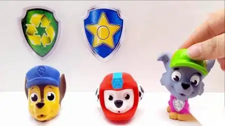 趣味亲子汪汪队狗牌魔力变冰淇淋,早教色彩认知培养宝宝想象力!