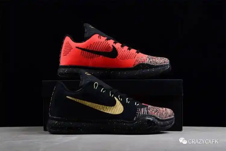 耐克科比十代nikekobe10elitelowxmaschristmas五冠王圣诞节篮球鞋