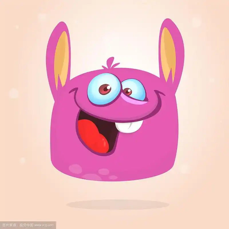 快乐卡通毛怪