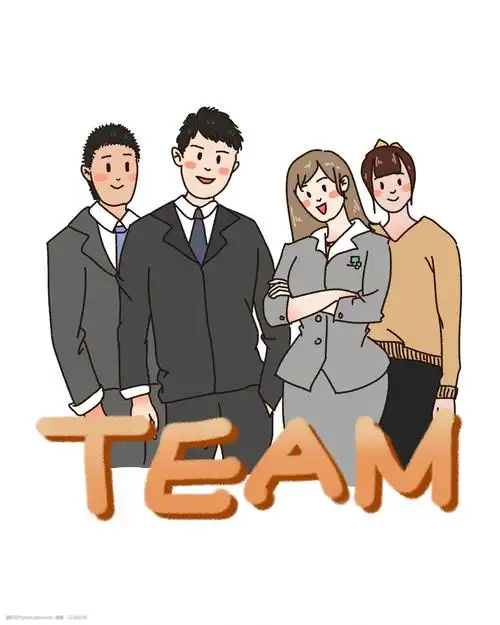 卡通团队合作场景图片-图行天下图库