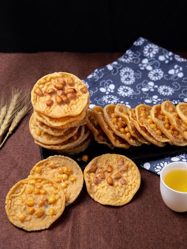 江西特产零食虔汇月亮巴赣州花生巴赣南客家豆饼豆巴子月亮粑锅巴