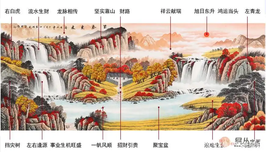 家里客厅电视背景墙挂什么画好?实力派画家作品鉴赏