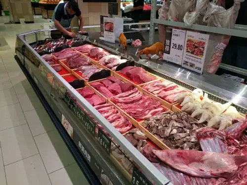 襄阳永辉超市生鲜陈列图片