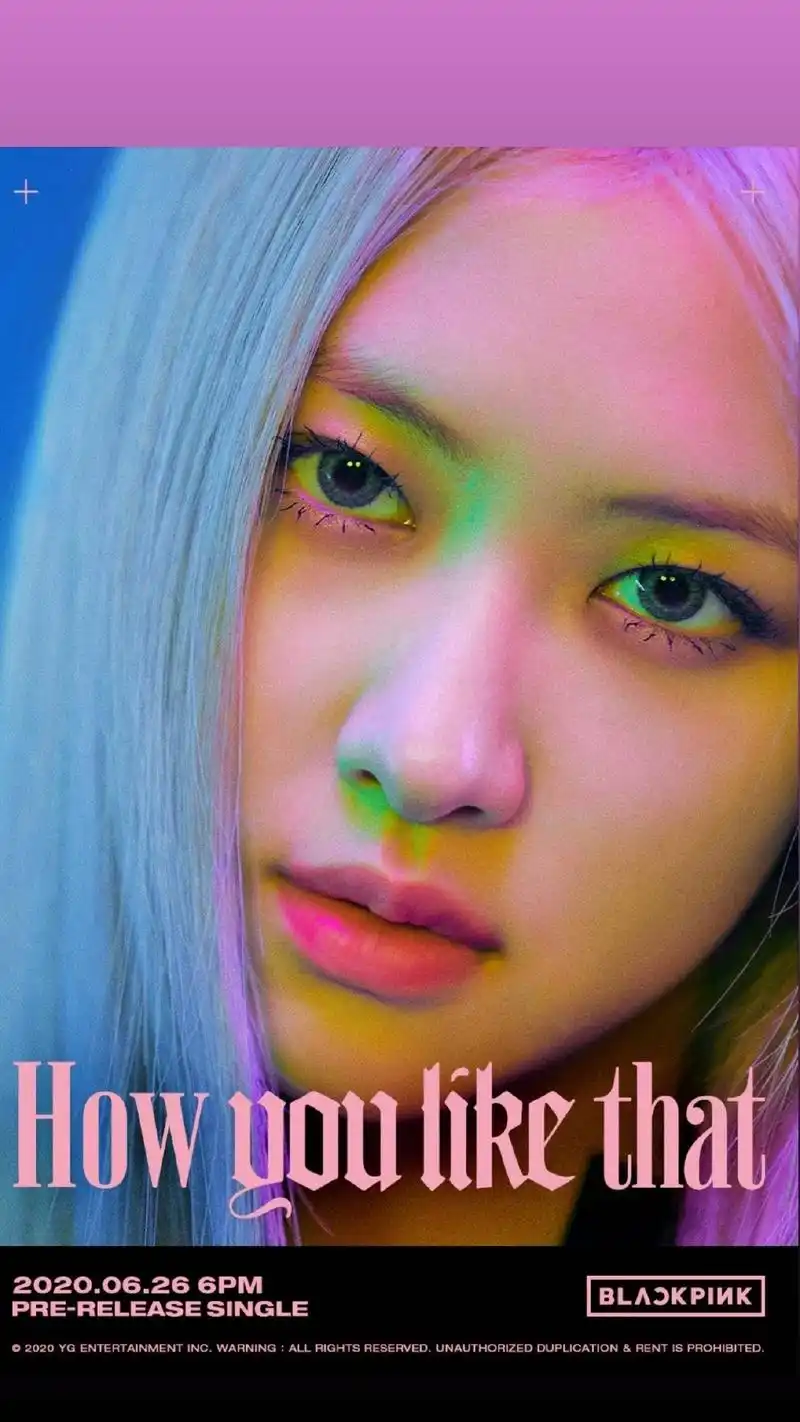 另外,blackpink将于韩国时间6月26日下午6点以新曲