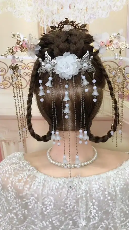 汉服发型,这样扎女儿都喜欢
