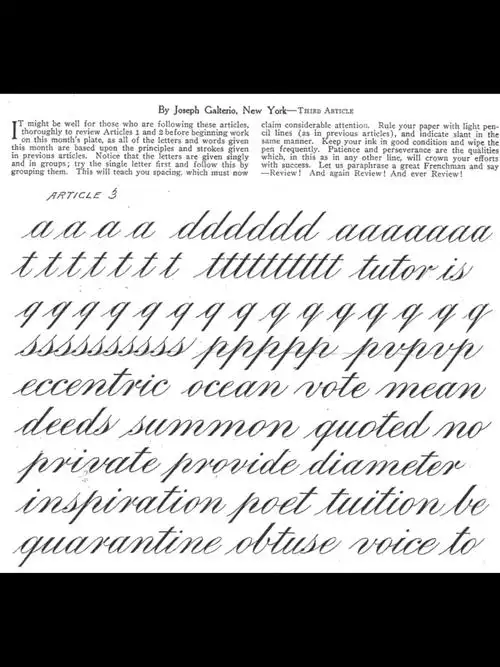 花体英文书法 copperplate roundhand