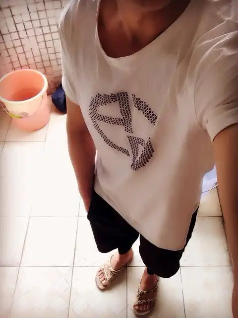 身高173,体重150,看得出吗?