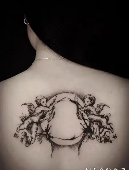 守护天使纹身_守护天使纹身图案_纹身守护天使图片大全_第4页 - 纹身