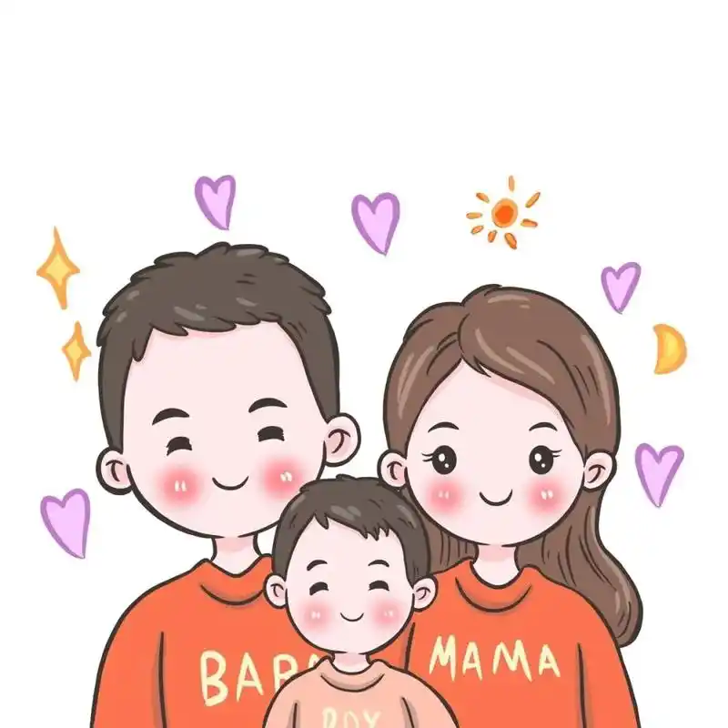 一家三口头像 #三口之家头像 #头像自取 - 抖音