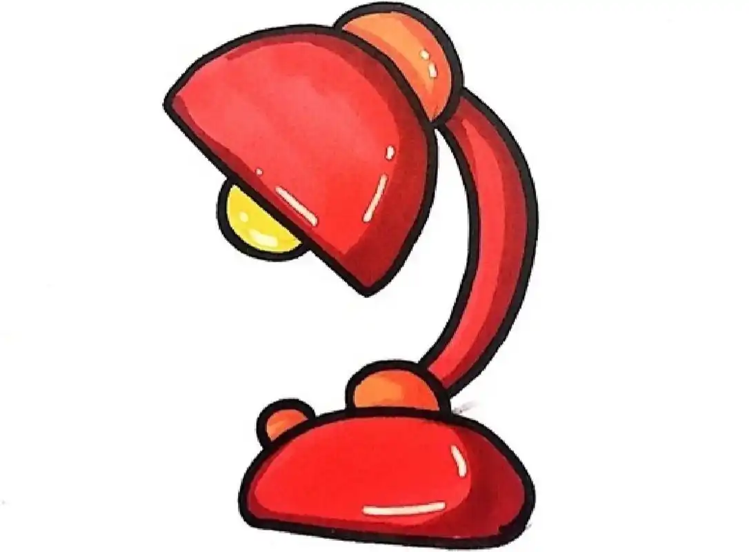 台灯简笔画 小台灯,夜里明93 照我写字学文化92 小朋友,有志气