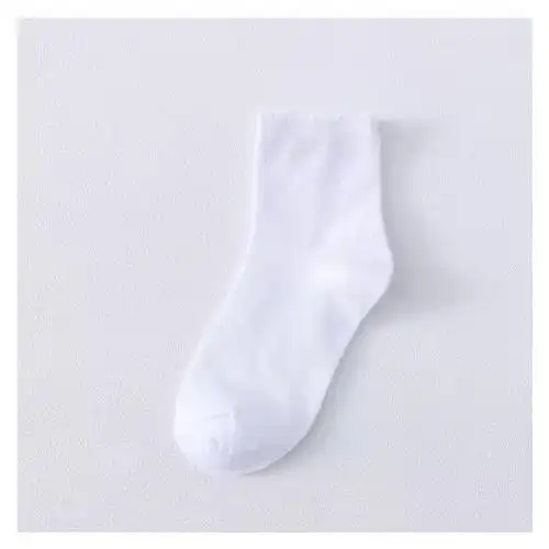 ideamini短袜637338126212 ideamini白色袜子女中筒袜花边jk短袜袜子