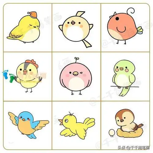 可爱动物的简笔画每一个都萌到爆喜欢的可以收藏了儿童简笔画动物奶牛