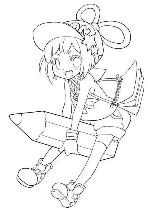 动漫人物线稿临摹素材都是你喜欢的样子