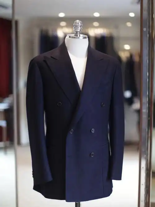 蓝色西装黑色西装质感真的超级无敌