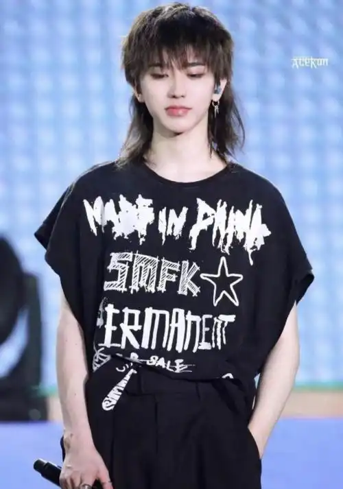 王俊凯王一博好绝挑战鲻鱼头造型堪称漫画男主建模脸男生鲻鱼头发型