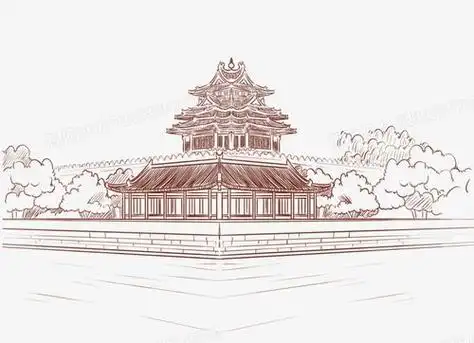 故宫简笔画 故宫简笔画简单又漂亮