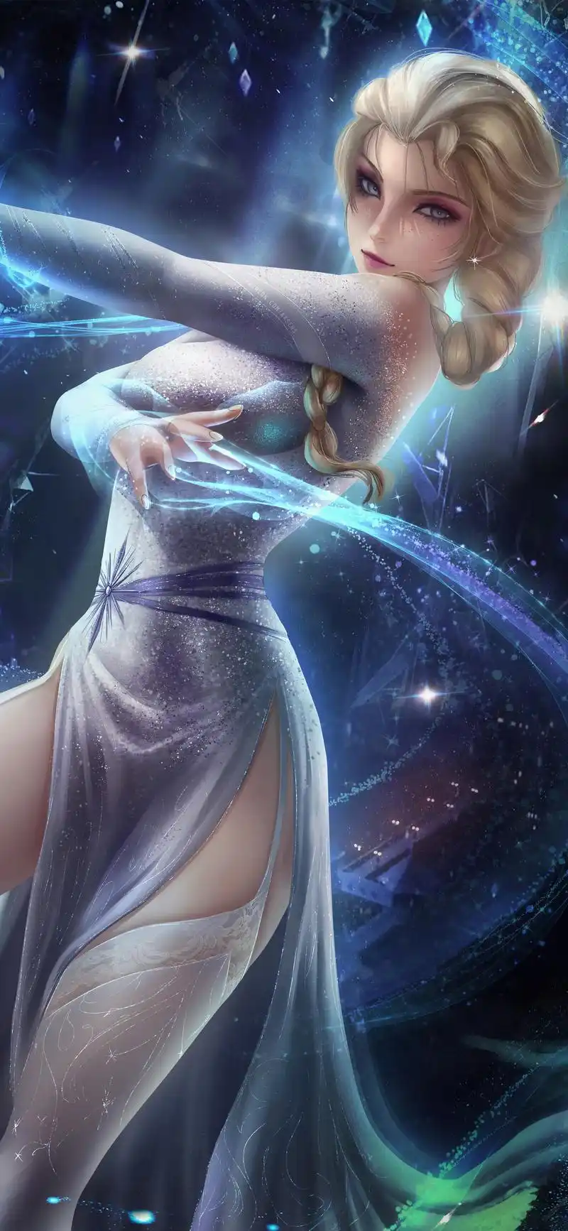 冰雪奇缘艾莎4k超高清手机电脑平板ipad壁纸(65期).# - 抖音