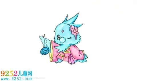 冰凤凰简笔画教程