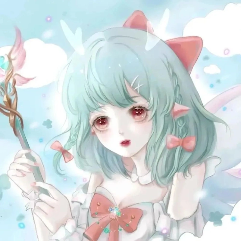 二次元动漫闺蜜头像|只有装作无所谓