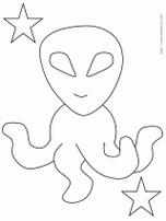 幼儿园外星人简笔画