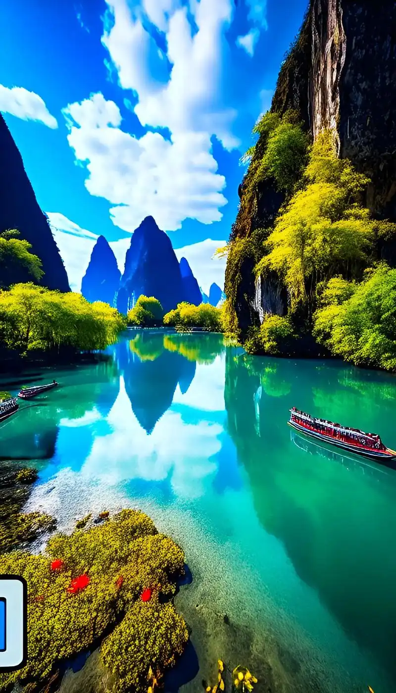 桂林山水甲天下.