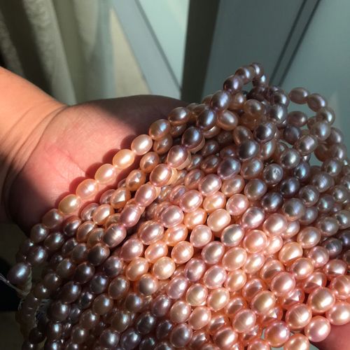 正品3a级 天然淡水小米珍珠项链5-6mm 925银 送给最美的自己