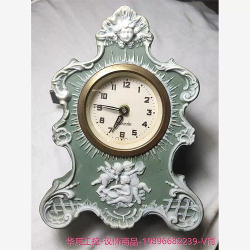 德国钟表 梅赛德斯 瓷楼走时正常,外形尺寸约:宽112*--议价商品