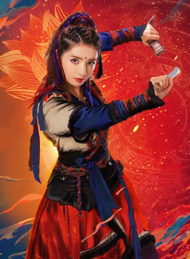 麦迪娜之罂粟,古装奇幻剧《钟馗捉妖记》里聪明绝顶的魔族圣女,大祭司