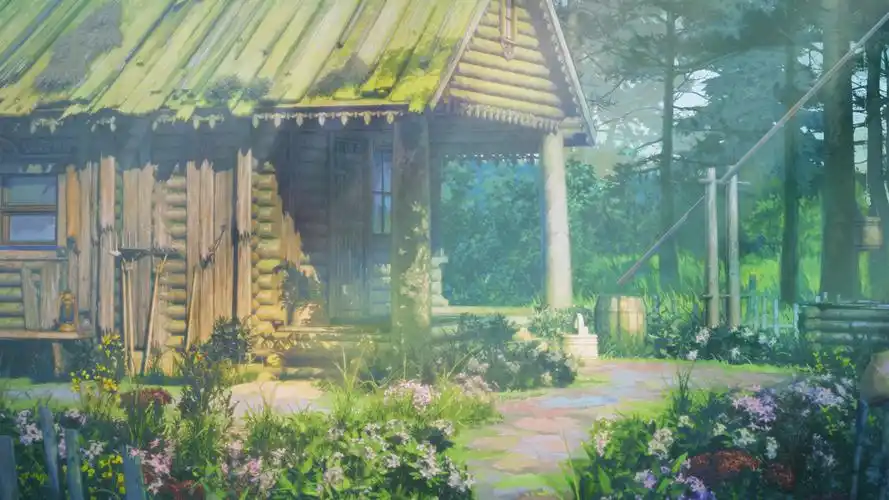 唯美意境动漫风景插画桌面壁纸,卡通动漫,唯美,动漫,天空,清新,二次元