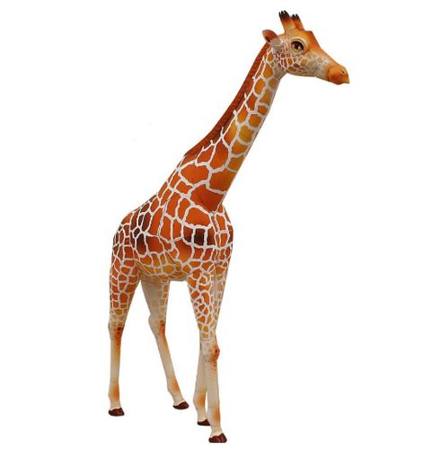 儿童益智手工制作仿真动物长颈鹿diy立体拼图3d纸质模型纸艺玩具