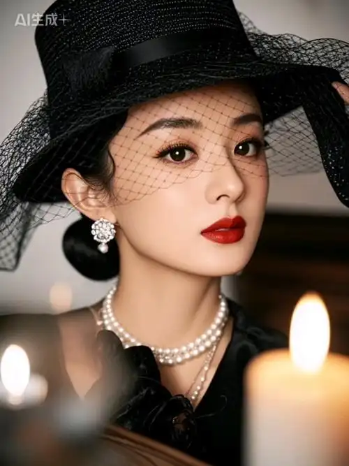 复古风美女 容颜不老赵丽颖#优雅气质 #美出高级感 #时尚拍