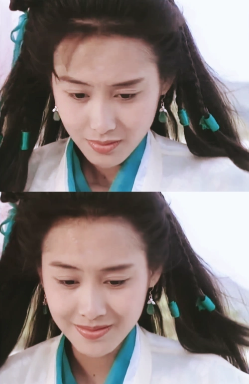 朱茵版《射雕英雄传》:黄蓉迎风乘舟飘然而出,郭靖不由呆立原地_腾讯