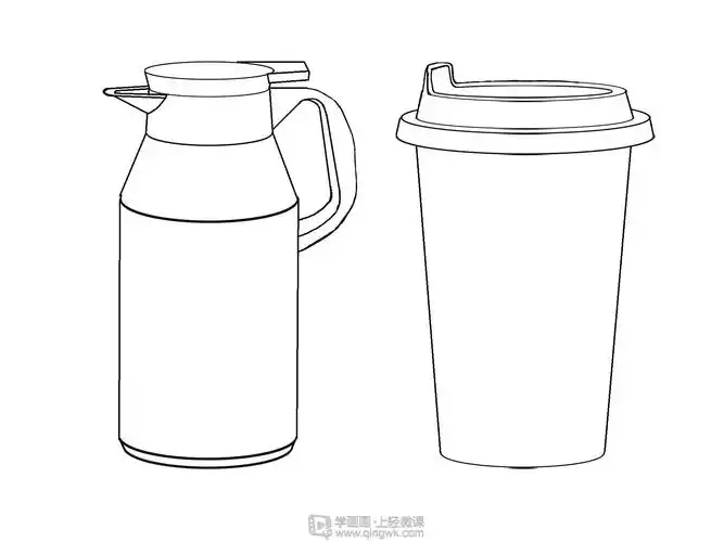 动漫插画基础——物体结构剖面练习1